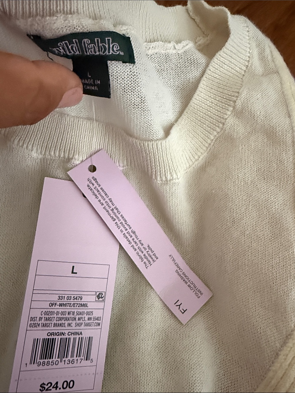 Wild Fable Crew Neck Top - Picture 3 of 3